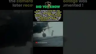 A Fatal Mishap: A Loose Bomb Kills the Cameraman on a U.S. Carrier #shorts