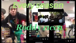 Takeshi 6ix9ine BUMPING to RODDY RICCH &ldquo;every season &ldquo; on LIVE...🔥