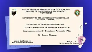 Introduction to pushdown automata & language accepted by pushdown automata(PDA) 