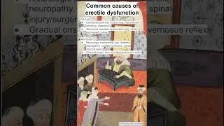 Common causes of erectile dysfunction