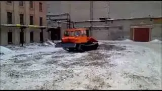 Лесозаготовительная техника. Трелевочный трактор МСН-10-003 с трехместной кабиной. Новая модель.