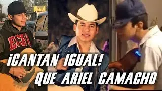 Top 5 | Personas que cantan como ARIEL CAMACHO | SCRUBBER MUSIC