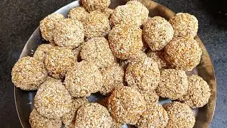 Makar Sankrant Special Til Gud ke Ladoo Recipe 😋😊👌