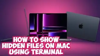 How to show hidden file on mac using terminal