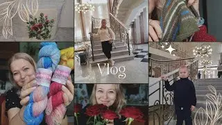Рукодельный влог. Вяжу. Вышиваю. Покупки и подарки.