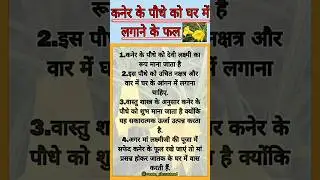 कनेर के पौधे को घर में लगाने के फल||🕉️🔱||#shorts #कनेर #वास्तु