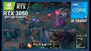 League of Legends on RTX 3050 Very High Graphics