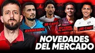 Mercado de NOB: Gabriel Arias, Casco, Oscar Salomón, Atencio y Colo Ramírez