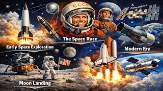 A Brief History of Space Exploration | From First Rockets to the ISS#SpaceExploration#HistoryOfSpac