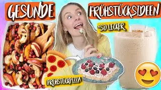 Diese 3 LECKEREN FRÜHSTÜCKSIDEEN wirst du lieben!😋 GESUND + VEGAN! Frühstückspizza 🍕 I Snack Ideen