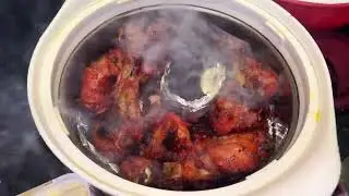 Home made zabadast red tikky😍😋