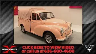 1960 Morris Minor 1/4-Ton Pickup Truck || SOLD