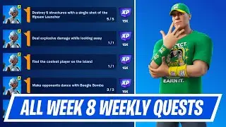 Fortnite Week 8 Quests Guide - How to complete Week 8 Weekly Challenges in Chapter 3 Season 3