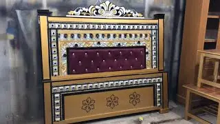 modern wooden bedroom furniture design//Volume#bedset #hasilpur//