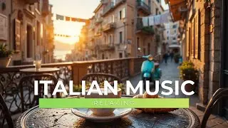 Italian Seaside Caf&eacute; Dreams ☕ Vintage Jazz & Soft Guitar