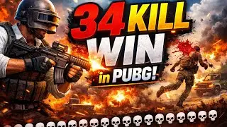 34 kills!!😱MY BEST GAMEPLAY ERANGEL CLASSIC MODE.Day two ❤️2/100