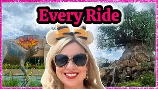 I Rode EVERY Ride at Disney&rsquo;s Animal Kingdom in One Day 🦒 | Full Park Disney Ride Challenge 
