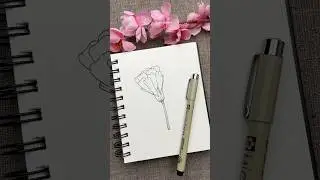 Easy flower doodle🌼#art #flowers #drawing #doodle #drawingtutorial #sketch #painting #shortsviral