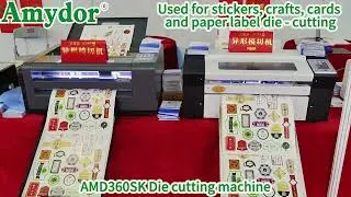 AMD360SK Desktop label plotter/stickers die-cutting machine