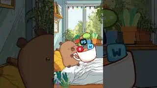 Working Capy #animated #animation #capybara #animals #capyfun #anime #viral #kawaii #cute #work