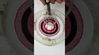 This is Art in Motion - Hypnotizing Spirograph ASMR #art #asmr #soothingart #shorts
