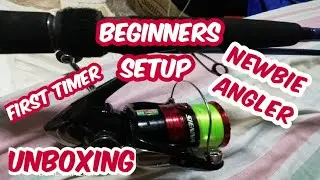 Beginners setup / Newbie Angler /Unboxing / First-timer