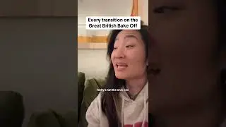 Every transition on GBBO #greatbritishbakeoff #shorts