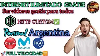🌐SERVIDORES INTERNET ILIMITADO GRATIS PARA PERSONAL ARGENTINA Y MAS EMPRESAS Y PAISES🚀