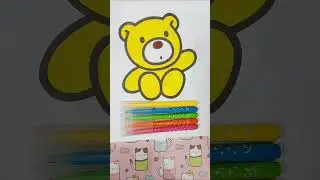 Cute bear coloring🐻🐻