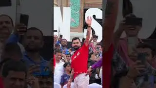 &ldquo;RCB won. Vidhana Soudha became a stadium. Watch full vlog ❤️🏆 #RCBCelebration #ViratFever&rdquo;