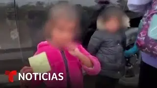 Dicen que aumentaron cruces de menores migrantes como el de esta niña de 2 años | Noticias Telemundo