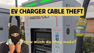 Rising EV charger cable thefts. How much does it pay & end up costing to replace?