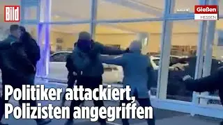 Demo in Gie&szlig;en: AfD-Politiker Julian Schmidt &bdquo;ohne Vorwarnung&ldquo; attackiert