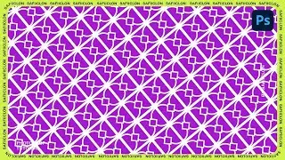 [ Photoshop Tutorial ] Create a Geometric Square Pattern Background in Photoshop