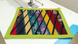 Can we make a Quilt using Only tiny strips! Quick & Easy Doormat Idea!