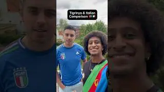 Tigrinya x Italian 🇪🇷🇮🇹 #eritrea #italy #tigrinya #italiano #italian #eritrean #ethiopia #tigray
