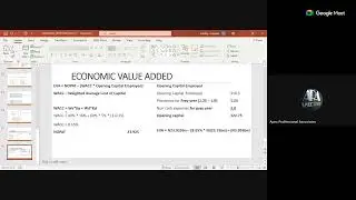 NOV 2025: ECONOMIC VALUE ADDED