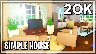 Roblox Bloxburg | 20k Simple House | No Gamepass (Bloxburg House Build)