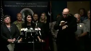 Hurricane Matthew - S.C. Gov. Nikki Haley holds briefing on storm preps