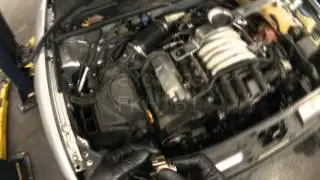 Audi C5: (re-uploaded) A6 2.8l AHA Timing Belt Kit, W/P & Thermostat (part 3 Pump & Belt Install)