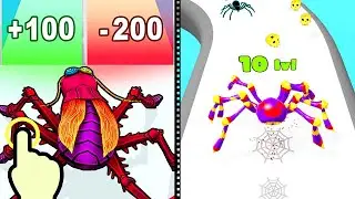 Insect Run - Make Spider Evolution Run - All Levels iOS Android GamePlay