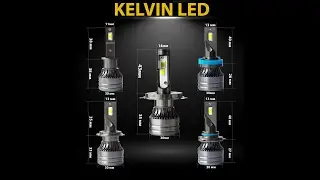 Світлодіодні LED лампи KELVIN 35W - 6000К - 8000Lm - 12-24V