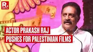 BREAKING: Actor Prakash Raj Demands Karnataka Govt Allow Palestinian Films At Bengaluru Fest