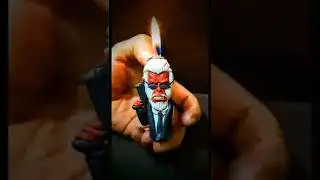 hit_monkey lighter (stopmotion) #hitmonkey #marvel #hulu #lighter