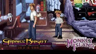 Gabriel Knight in Monkey Island Style, PIXELART!