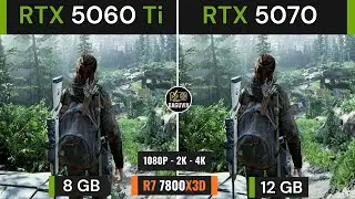 RTX 5060 Ti VS RTX 5070 Test in 20 Games - Raw FPS Only