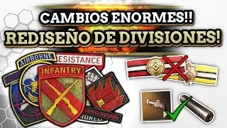 El MAYOR CAMBIO de la SAGA - Redise&ntilde;o COMPLETO de Divisiones en WWII