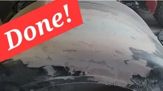 FIBERGLASS FENDER REPAIR is COMPLETE #fiberglass #fender #fenderrepair #fiberglassfender #ownerop