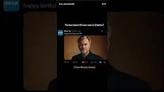 IMAX Calls Christopher Nolan 'Dad' | Absolute Cinema Moment 🔥