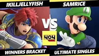 4o4 Weekly 84 - iKillJellyfish (Roy) Vs. SamRice (Luigi) Smash Ultimate - SSBU